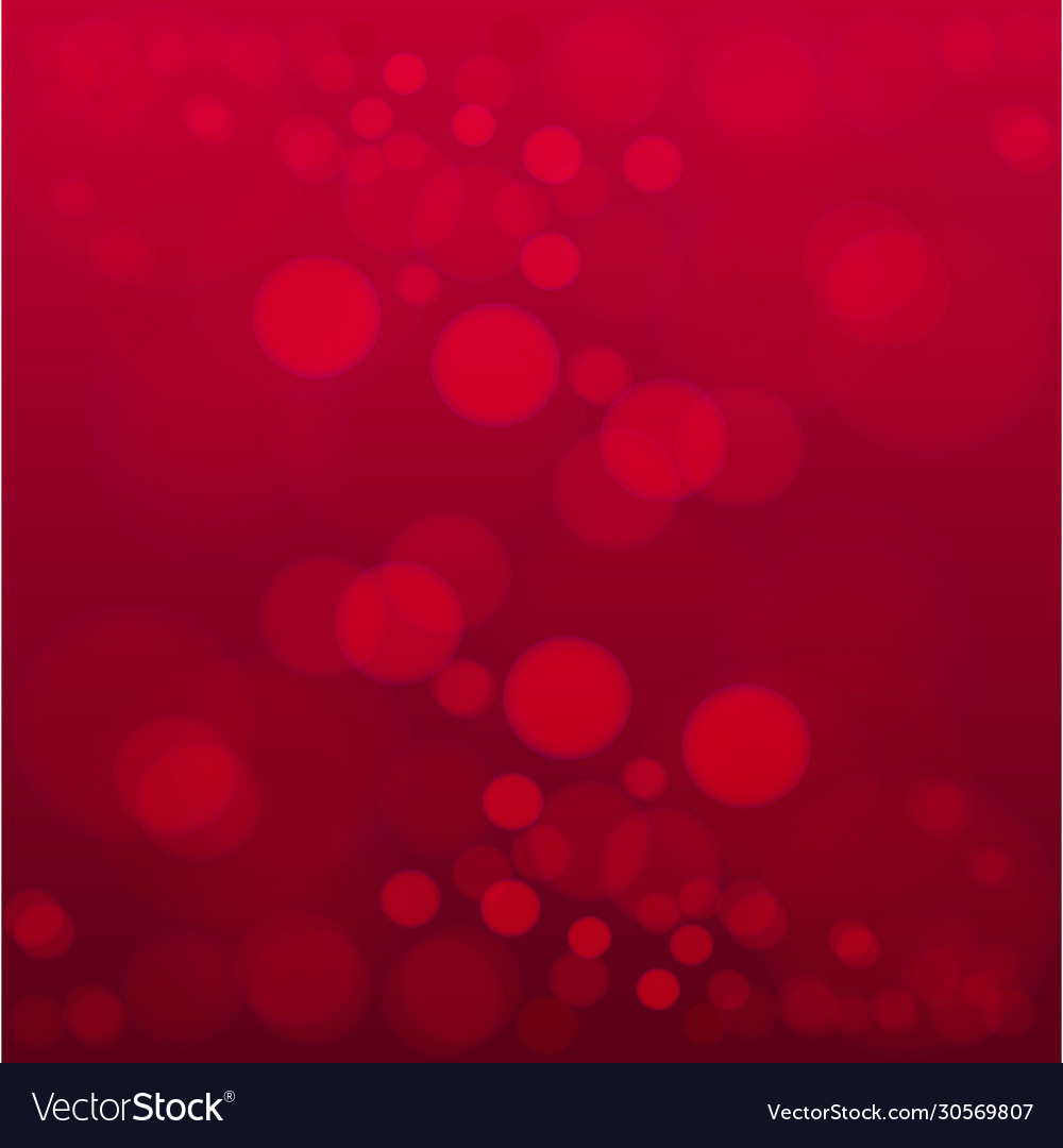 Red bookeh background vector image Red bookeh background