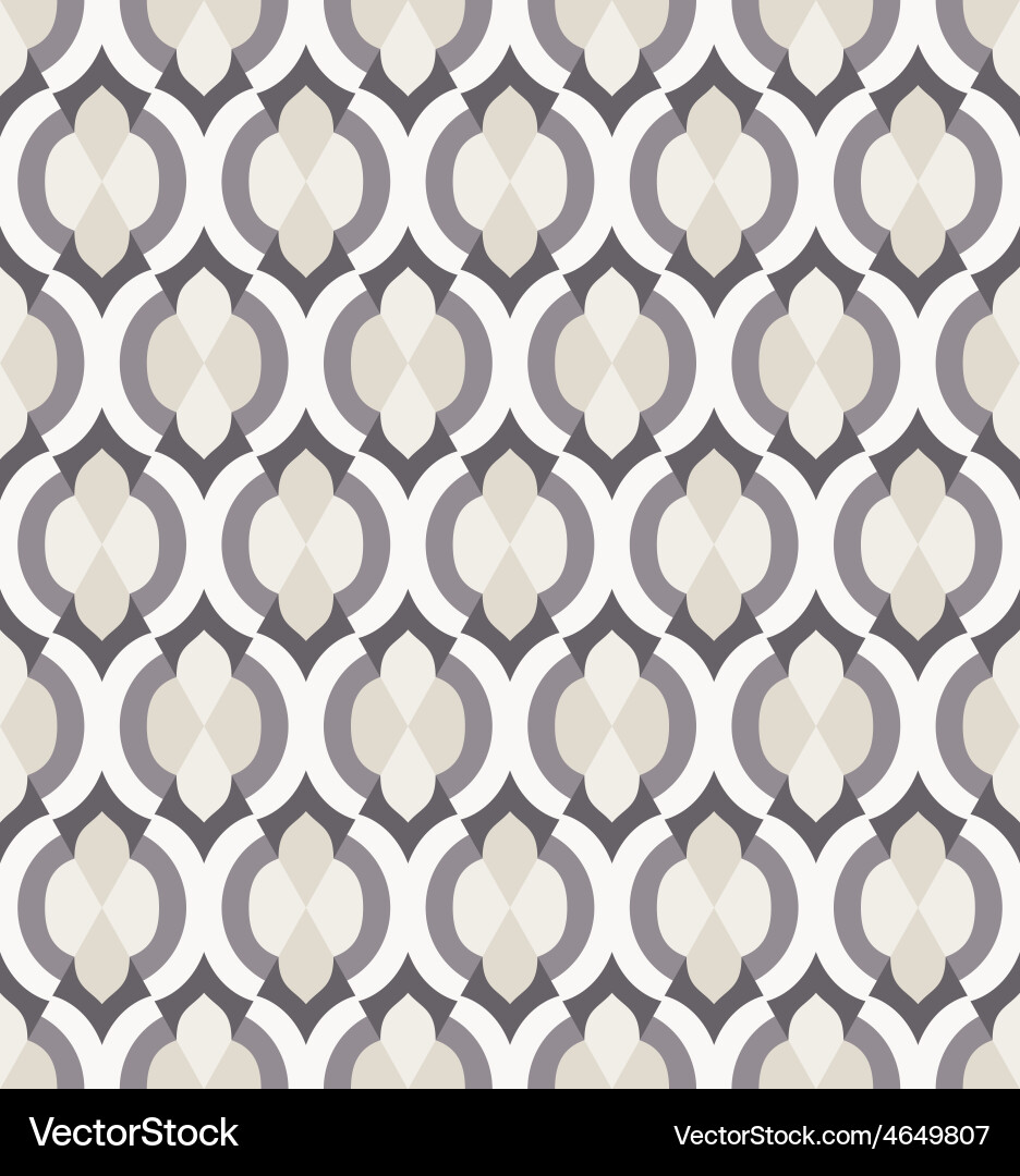 Seamless pattern in moroccan style Royalty Free Vector Image