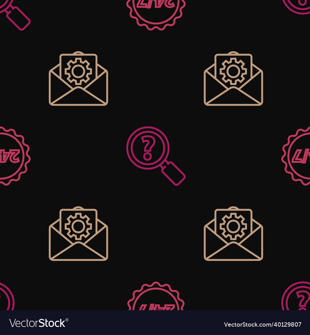 Set line clock 24 hours envelope setting