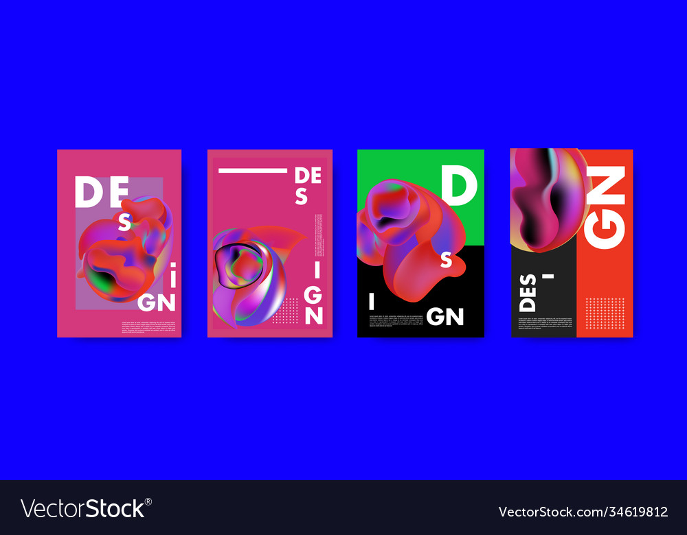 Abstract colorful liquid and fluid pattern