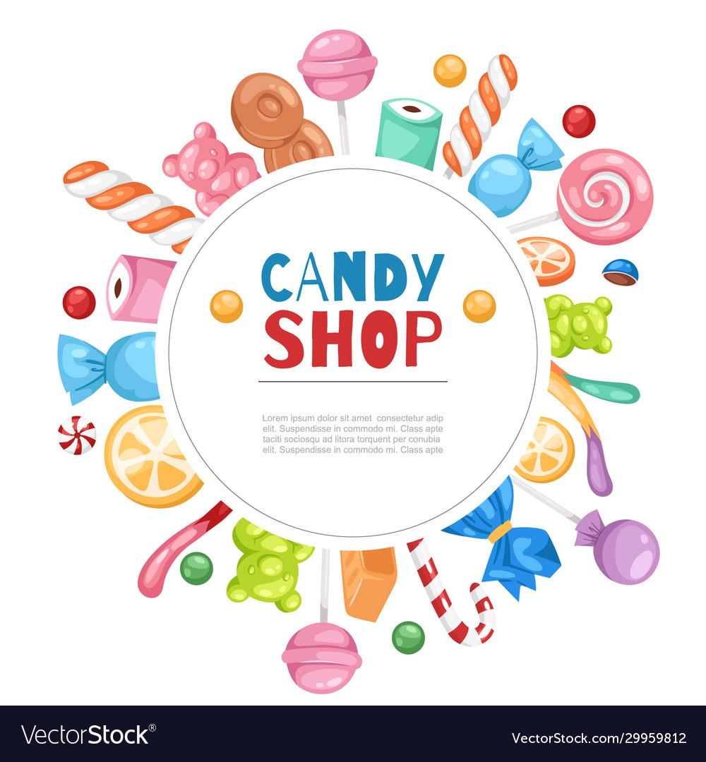 Candy Shop Sweet Treats Frame