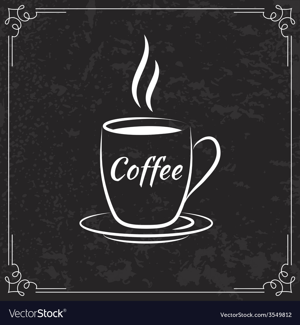 Coffee design for menu Royalty Free Vector Image