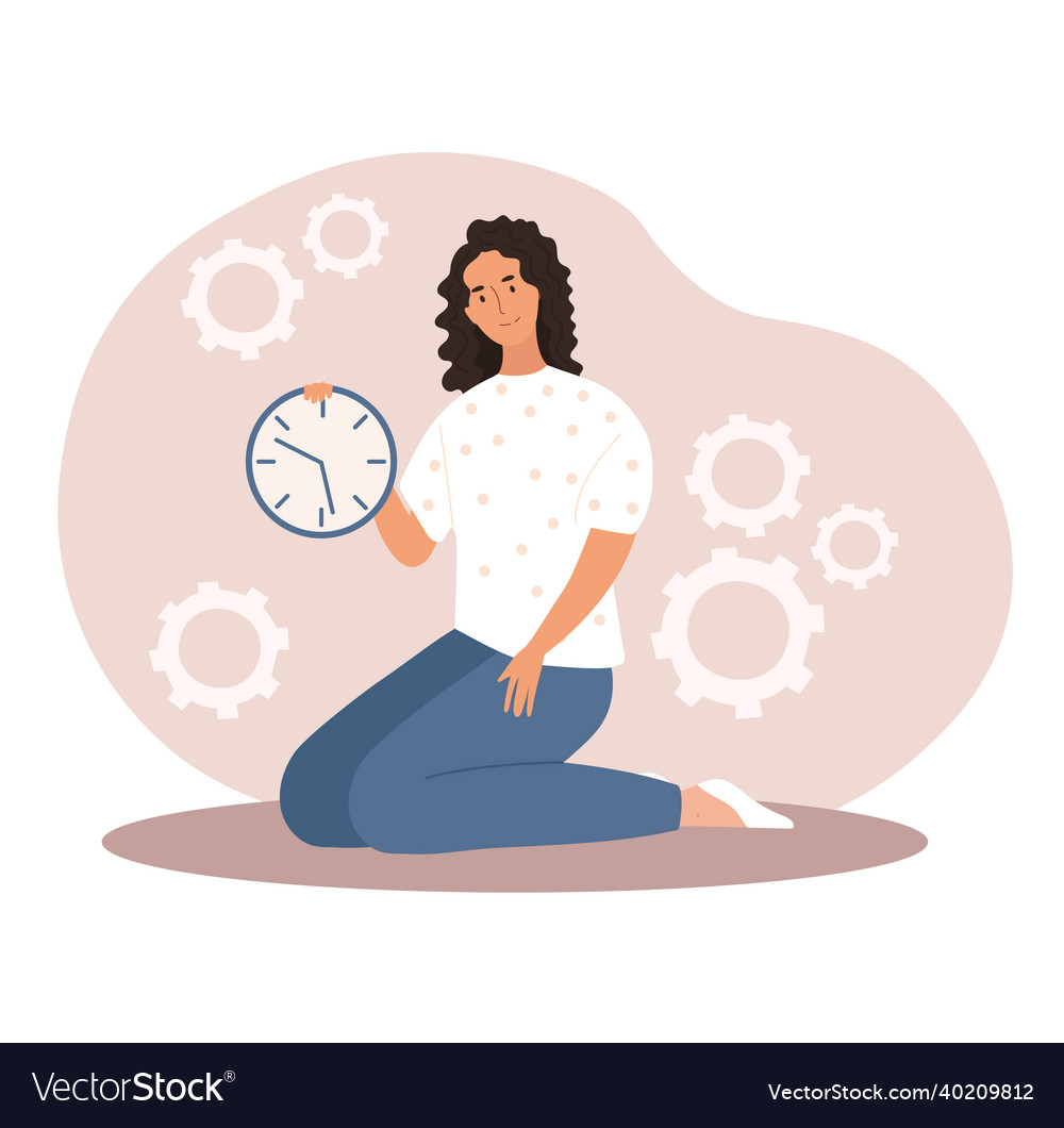 Concept of time vector image Concept of time