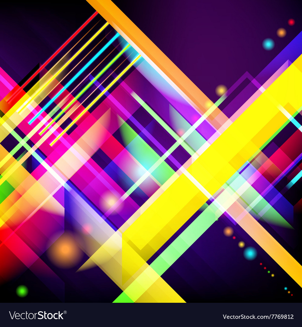 Digitally generated image of colorful light
