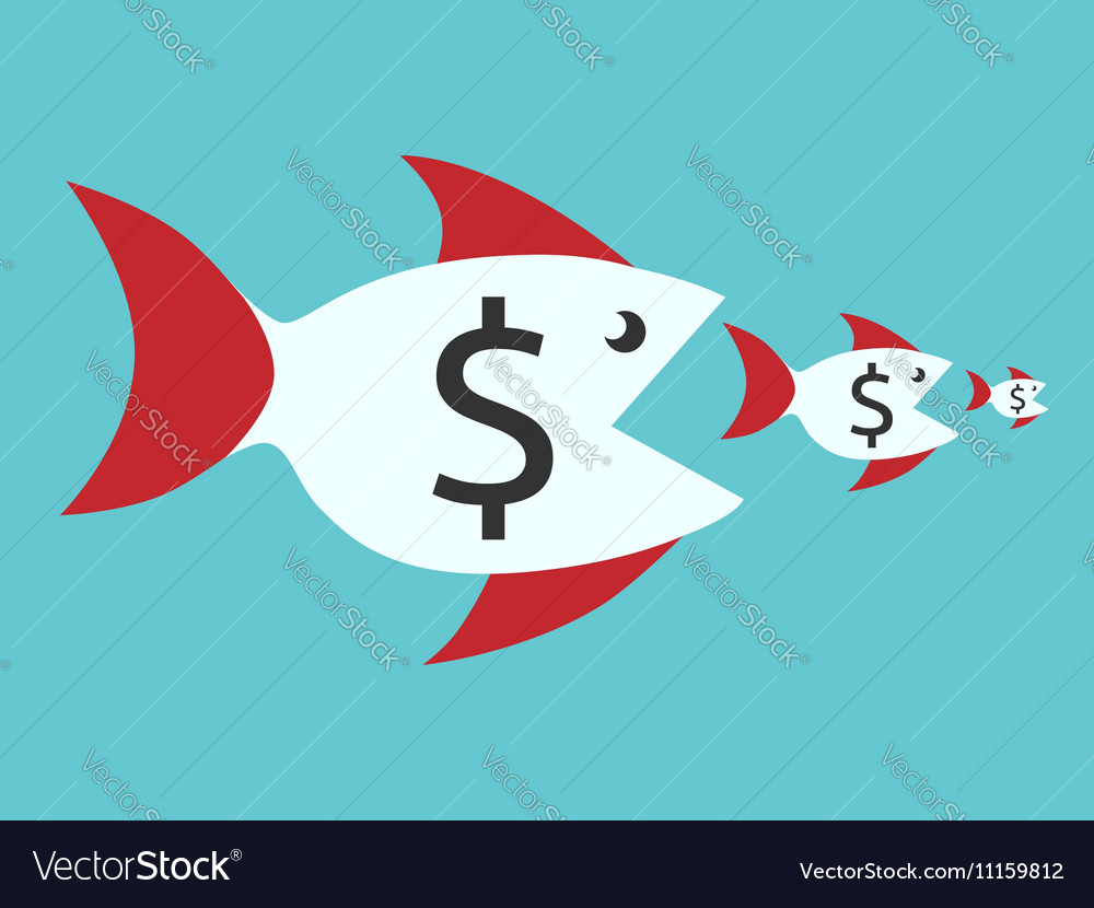 Fishes with dollar signs