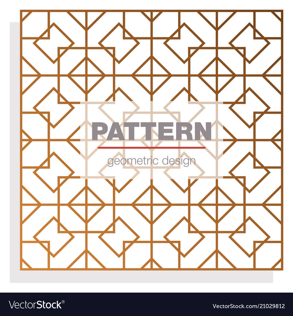 Seamless linear pattern with thin poly lines