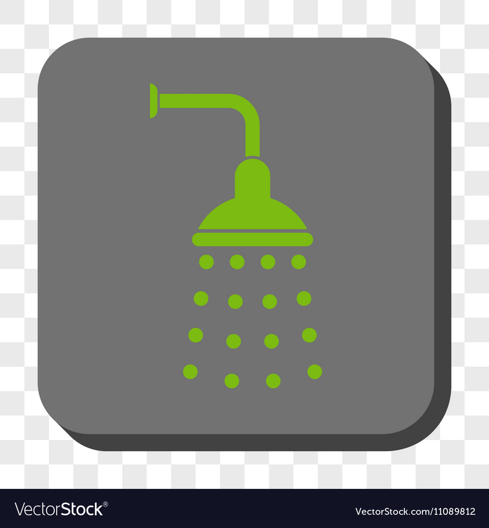 Shower rounded square button