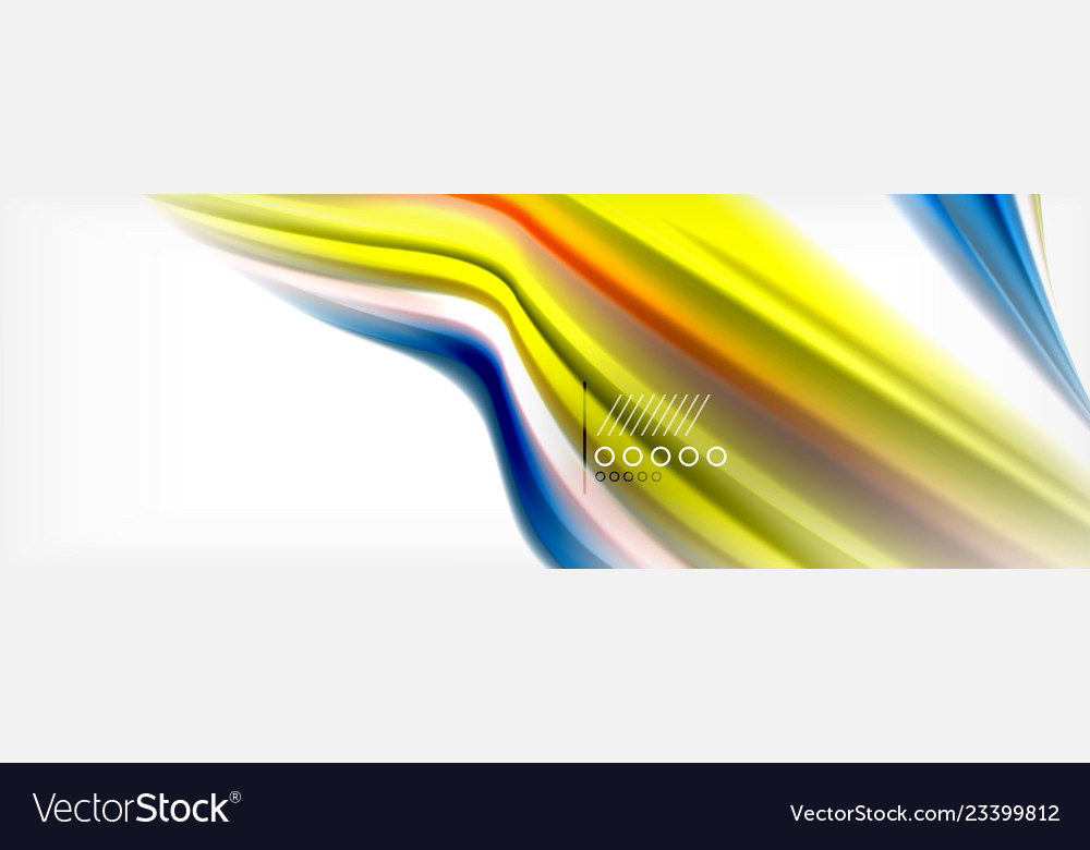 Smooth liquid blur wave background color flow Vector Image Smooth liquid blur wave background color flow
