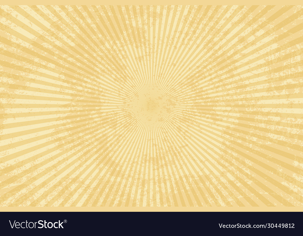 Vintage background with divergent rays