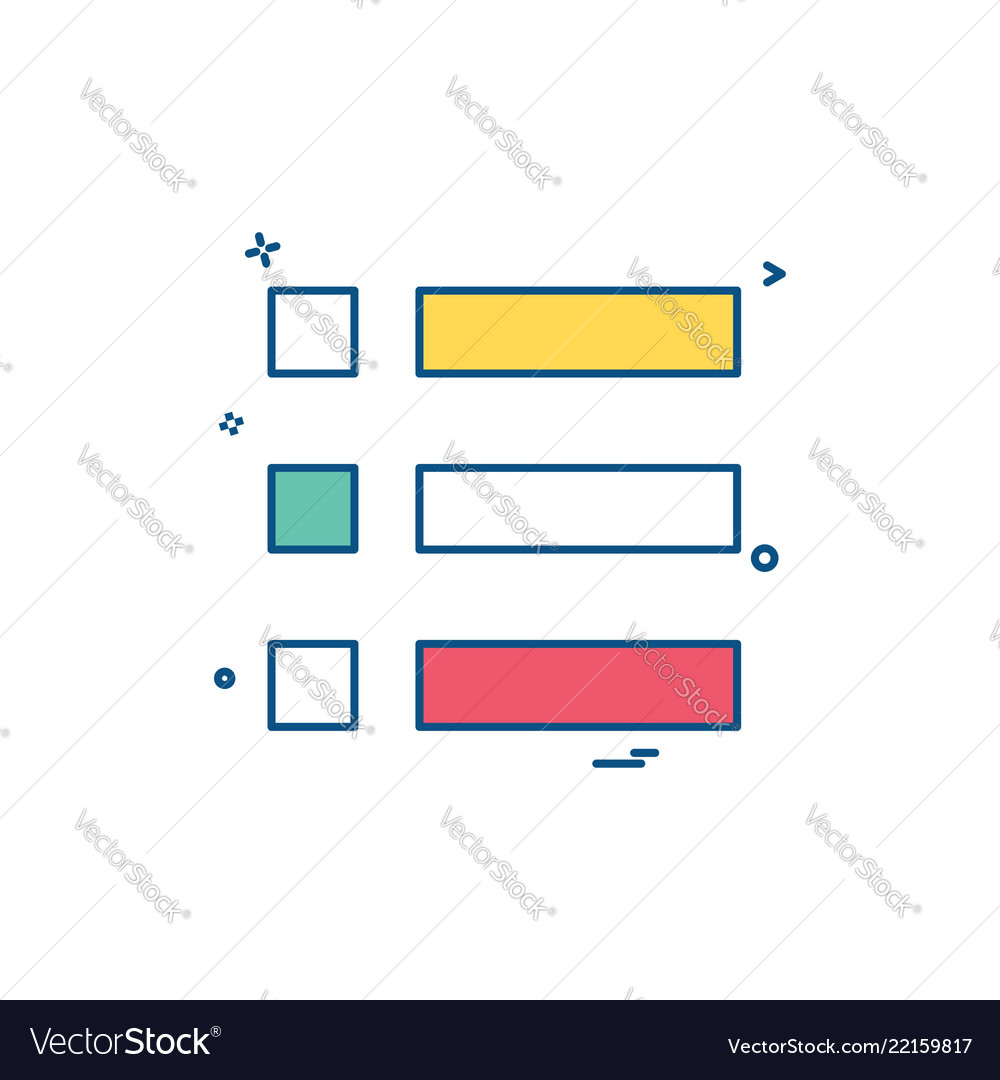 Menu icon design