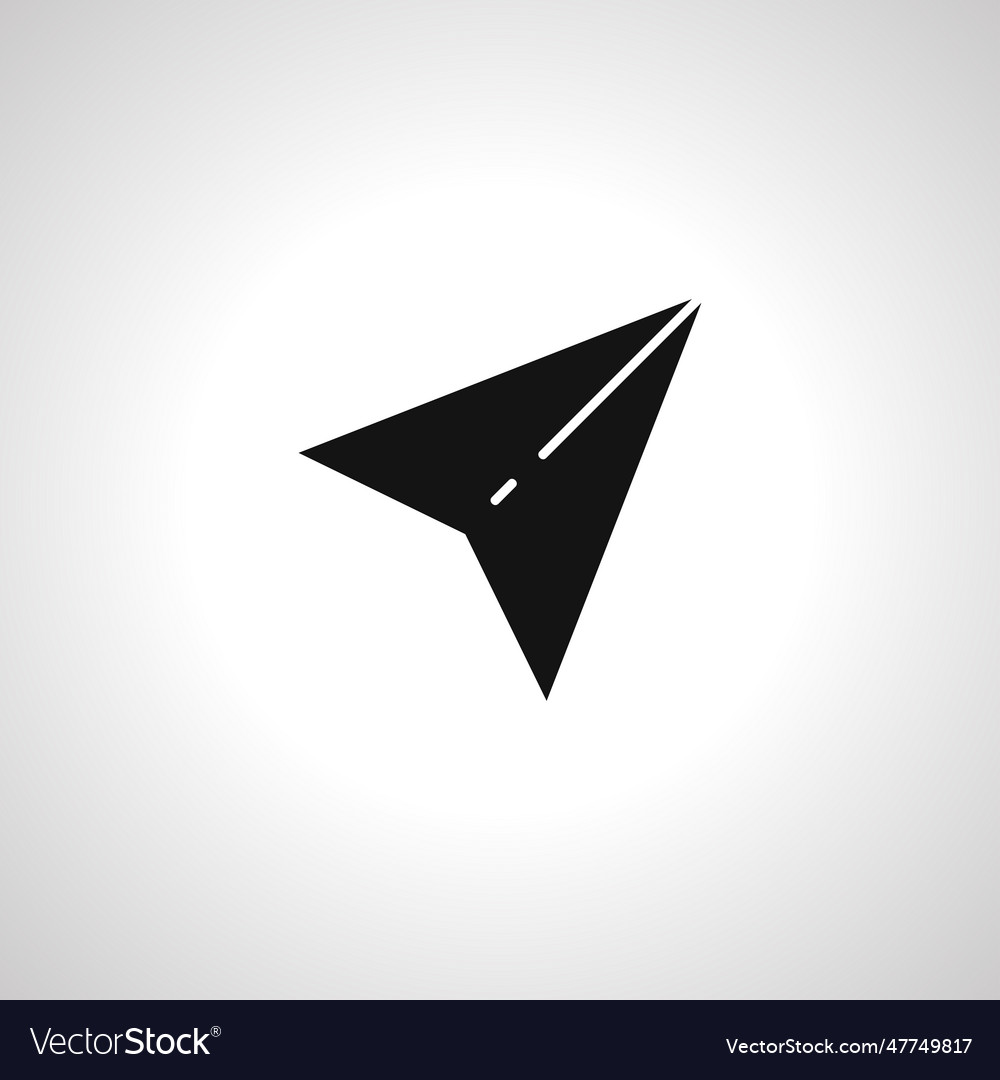 Navigation icon cursor vector image Navigation icon cursor