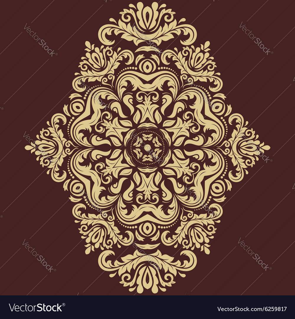 Oriental abstract pattern Royalty Free Vector Image