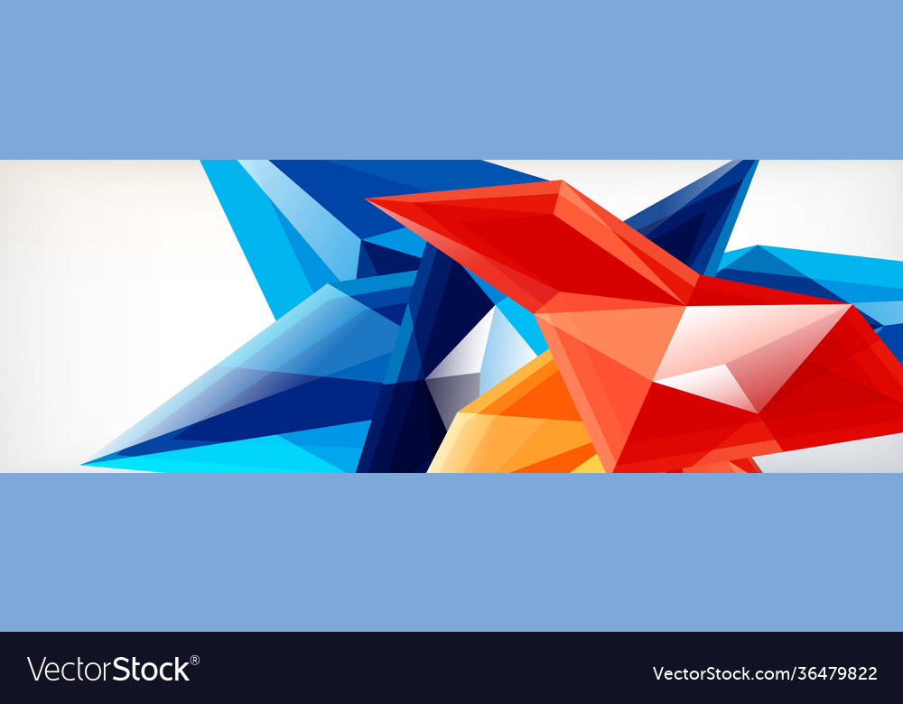 3d triangles and pyramids abstract vector image 3d triangles and pyramids abstract