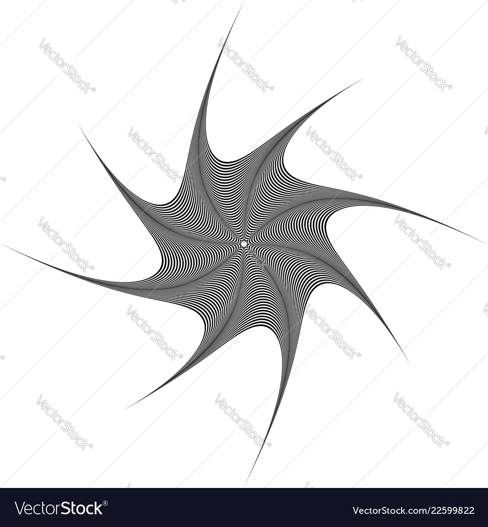 Abstract geometric element rotating shape vector image Abstract geometric element rotating shape