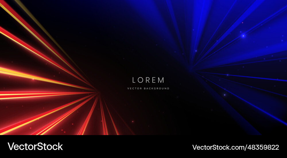 Abstract technology futuristic glowing neon blue Vector Image