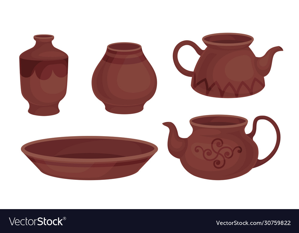 Ceramic pottery or utensils with decorative