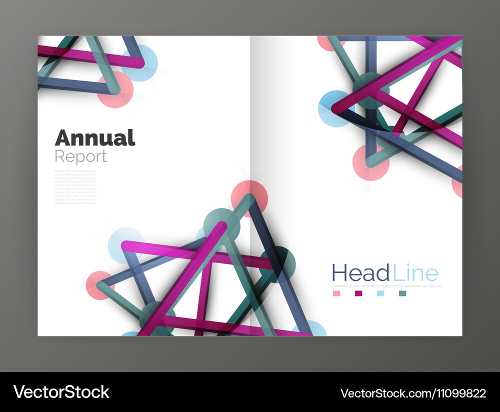 Geometric molecule abstract background Royalty Free Vector