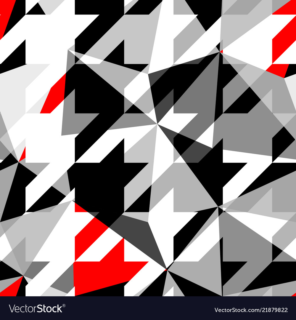 Houndstooth Patchwork Pattern