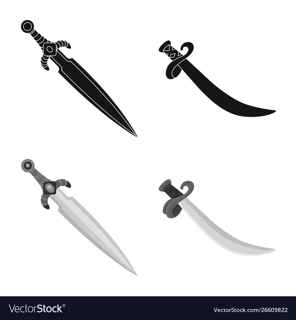 Isolated object game and armor logo set