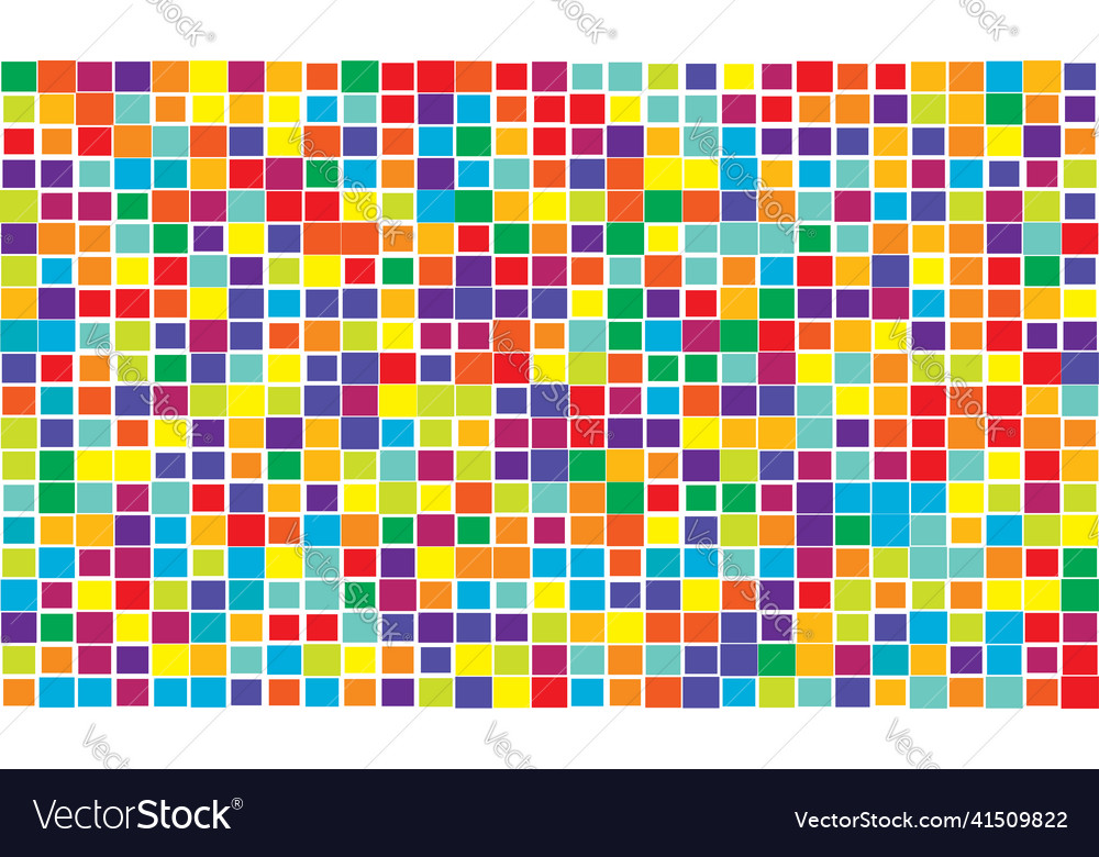 Random mosaic square tiles seamless repeatable Vector Image Random mosaic square tiles seamless repeatable