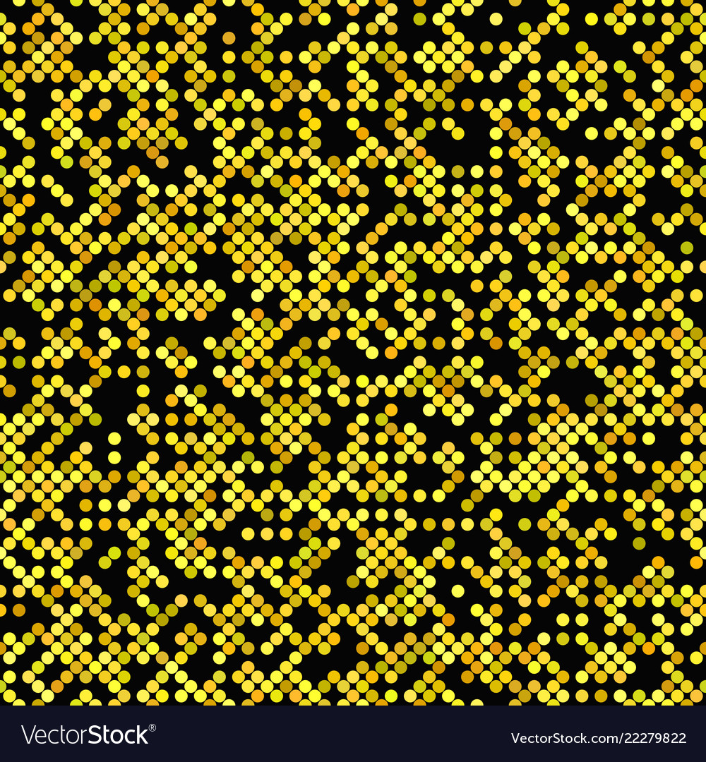 Yellow seamless dot pattern background - design