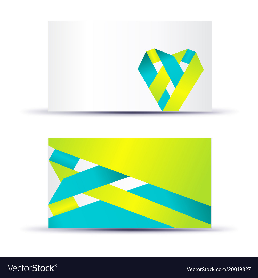 Abstract blank name card template for business Vector Image With Regard To Plain Business Card Template