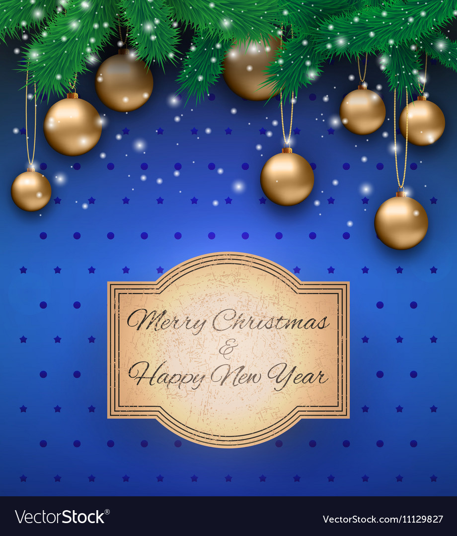 Christmas background with sign