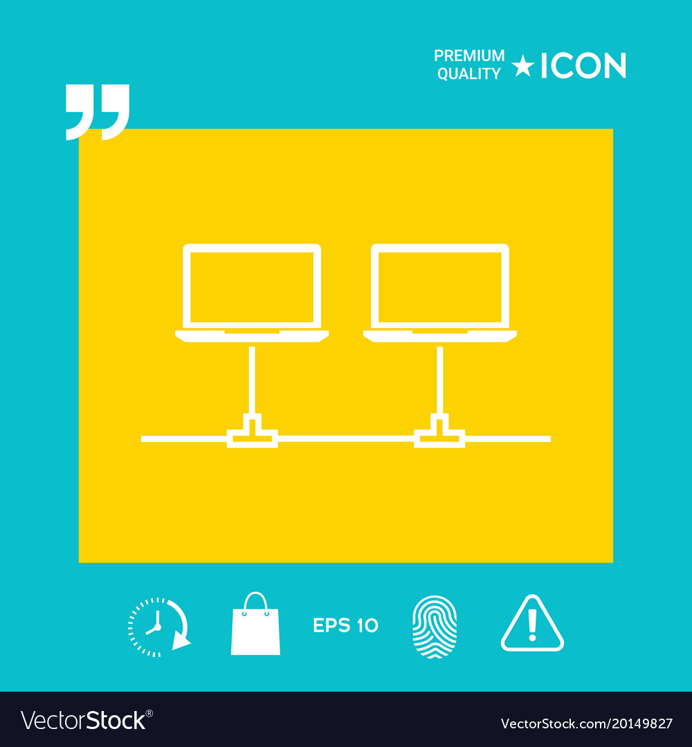 Computer network icon