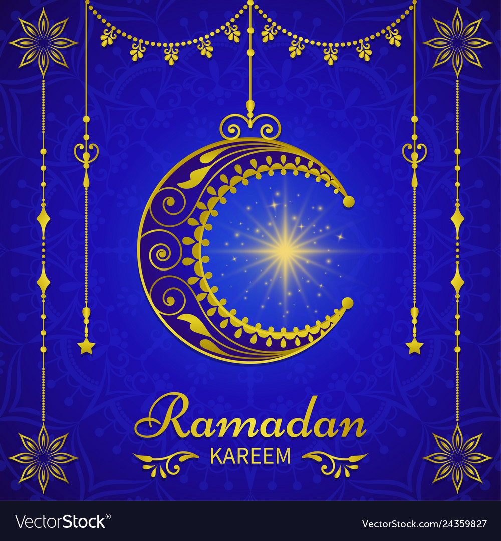 Greeting card for the holy month of ramadan