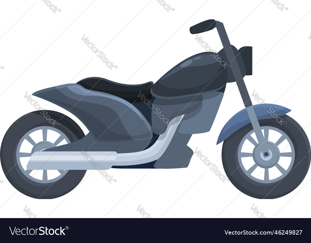 Lifestyle chopper icon cartoon bike sport Vector Image