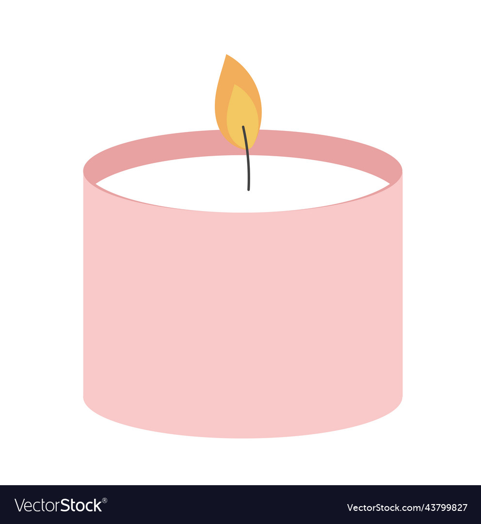 Pink candle concept