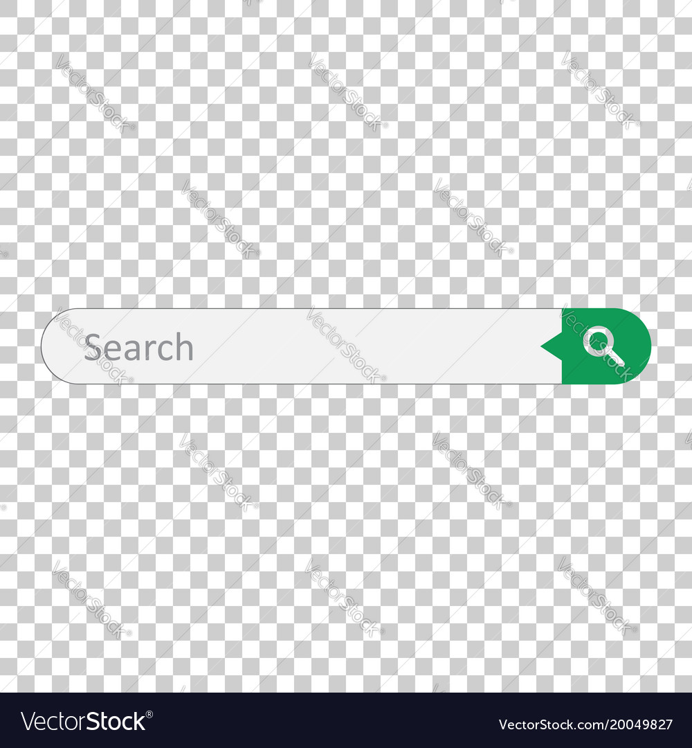 Search bar field interface element with