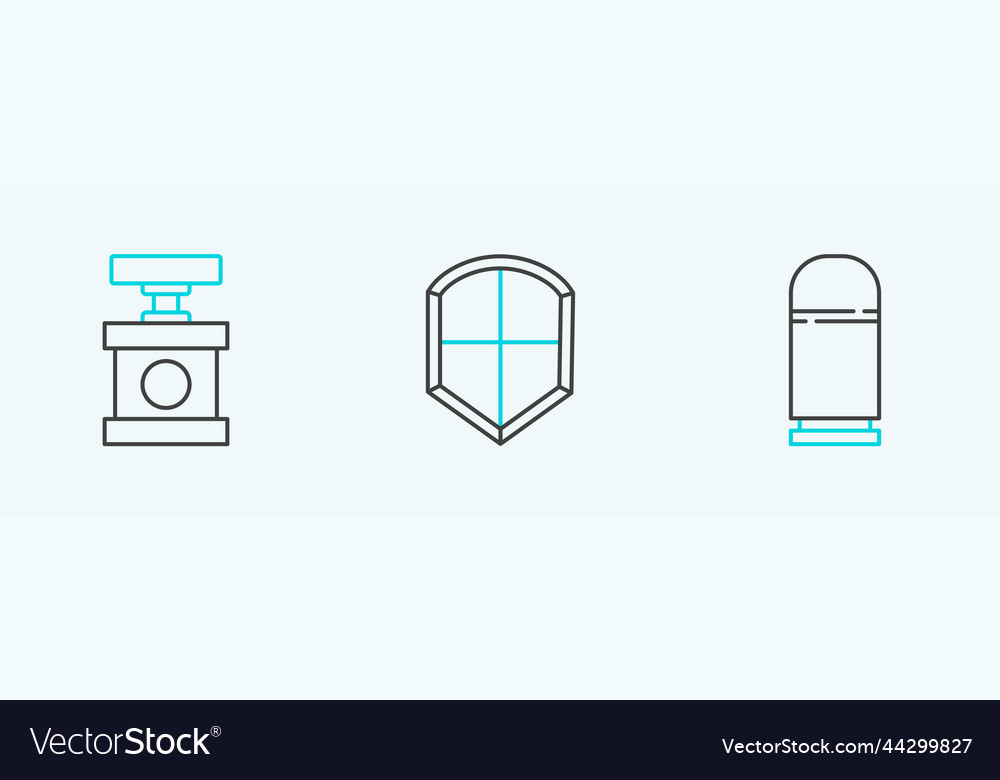 Set line cartridges handle detonator for dynamite vector image Set line cartridges handle detonator for dynamite