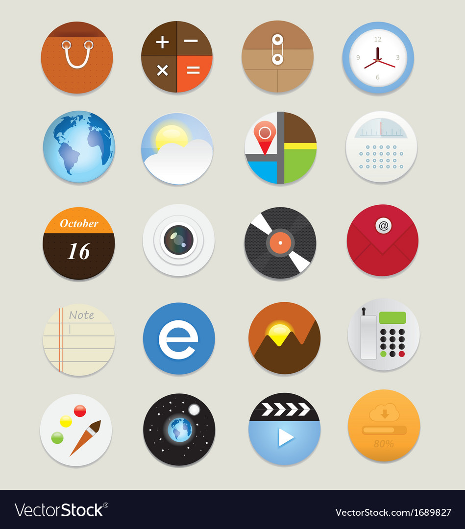 Set of Web Icons - Diverse Collection