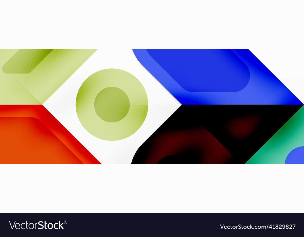 Square and circle minimal abstract background Vector Image Square and circle minimal abstract background