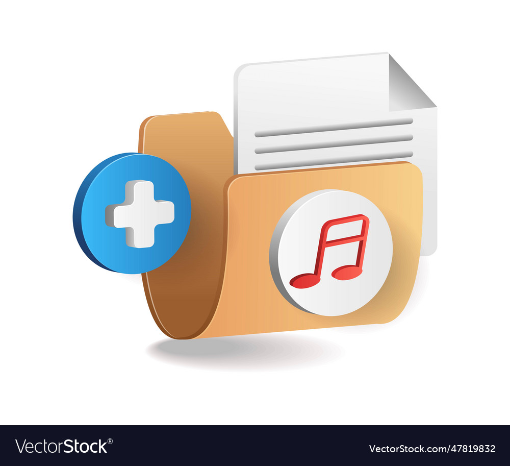 Add music playlist in storage folder concept