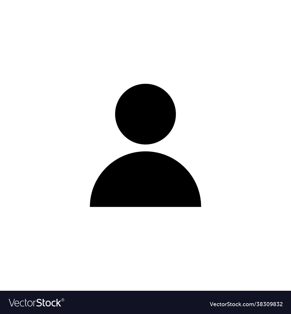 Graphic account icon Royalty Free Vector Image