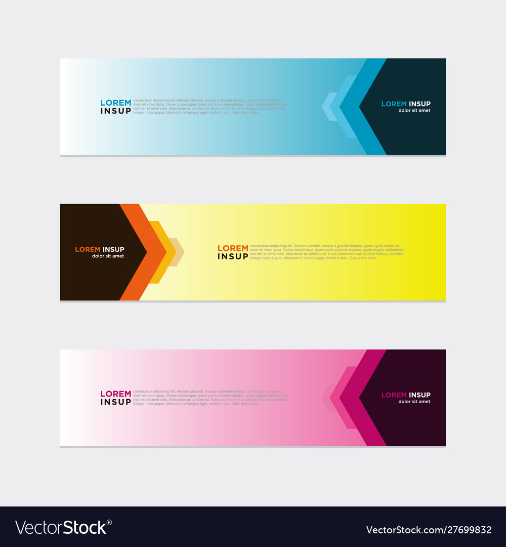 Modern banner web background abstract design