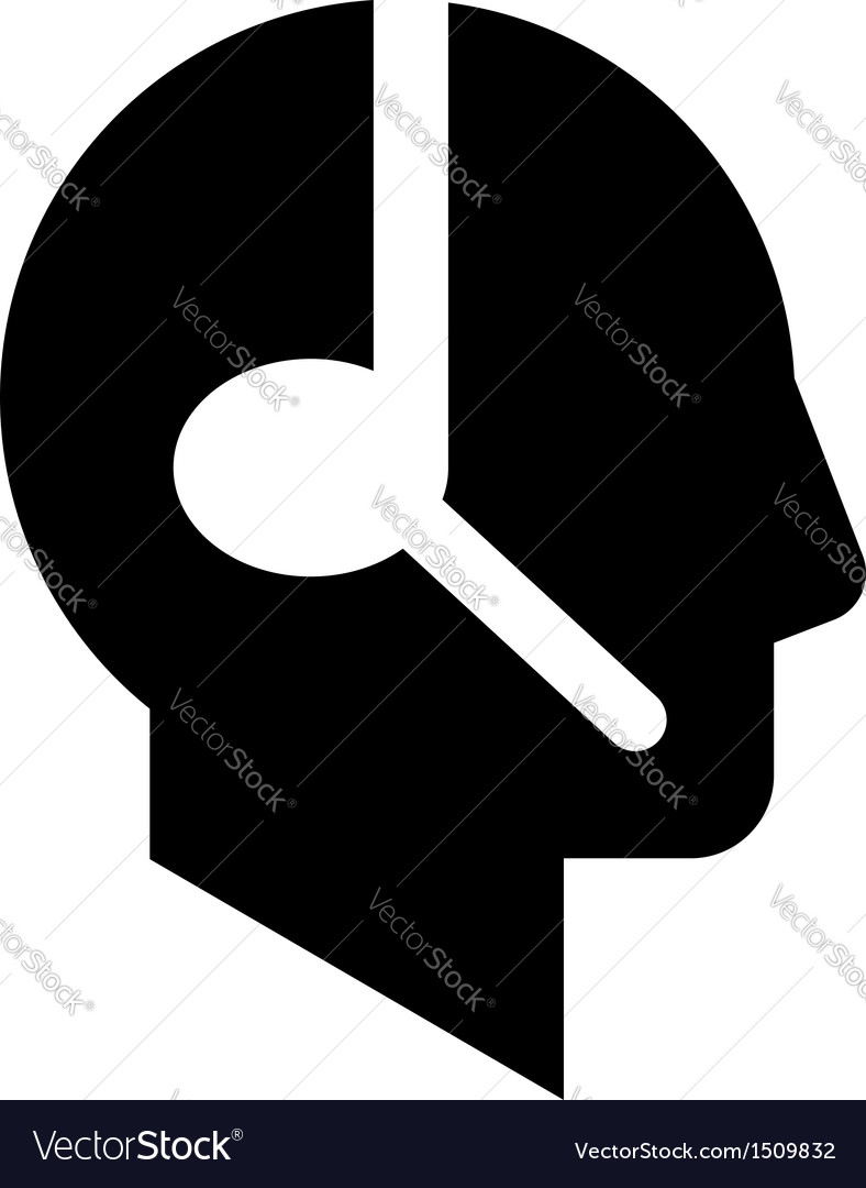 Operator sign Royalty Free Vector Image - VectorStock