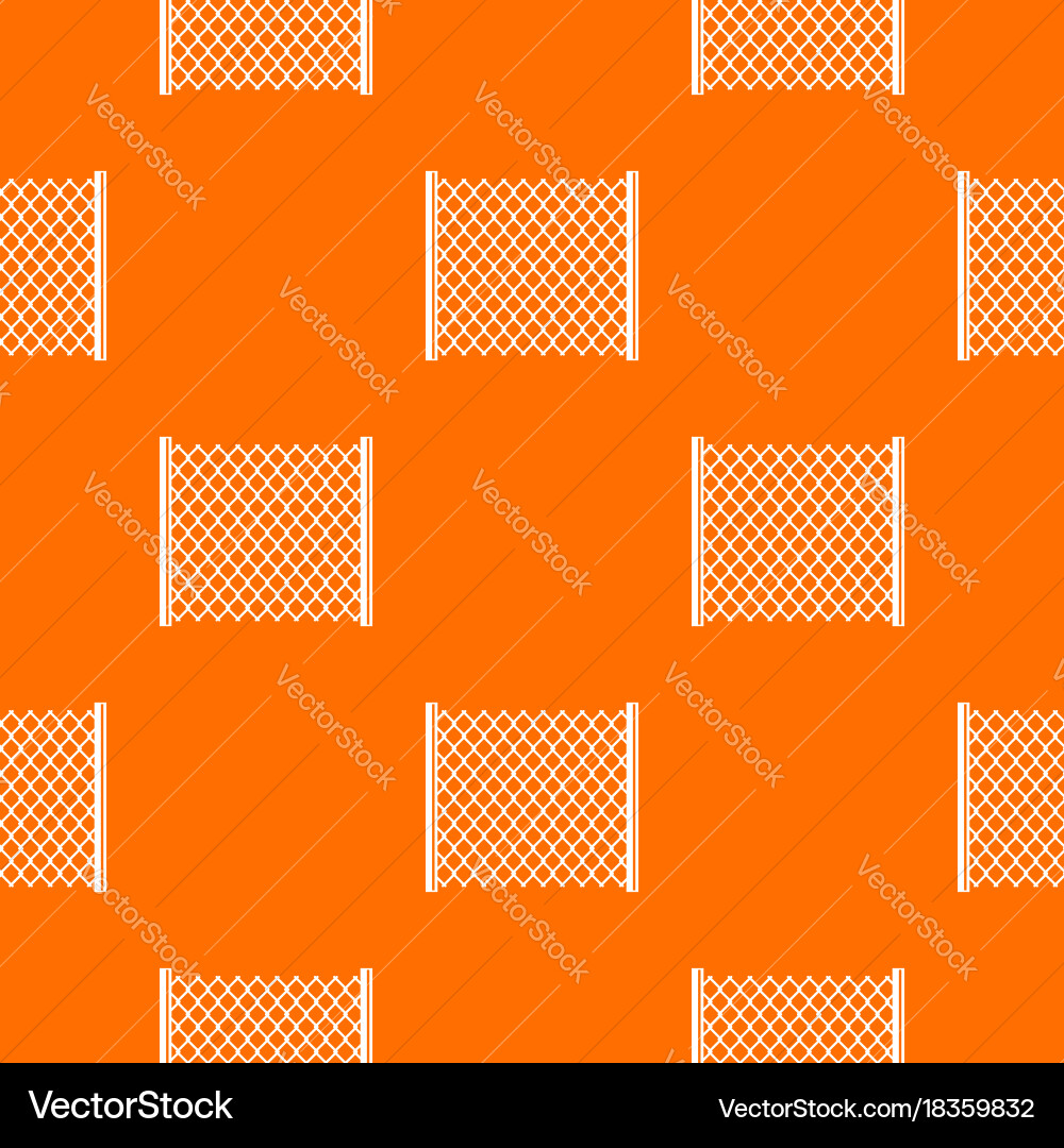 Perforated gate pattern seamless Royalty Free Vector Image