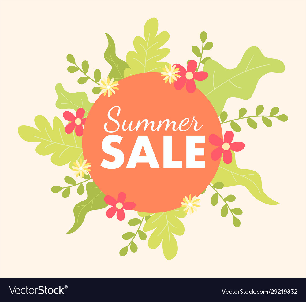 Summer sale icon