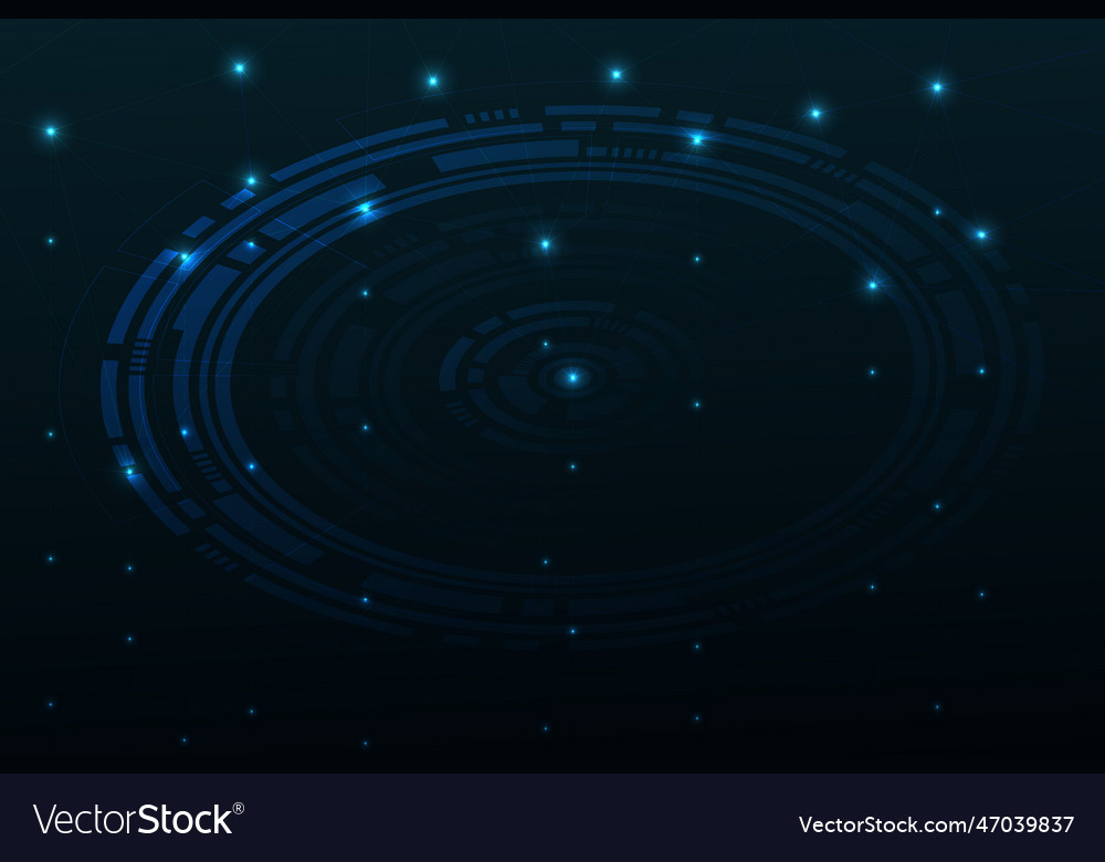 Big data background vector image Big data background