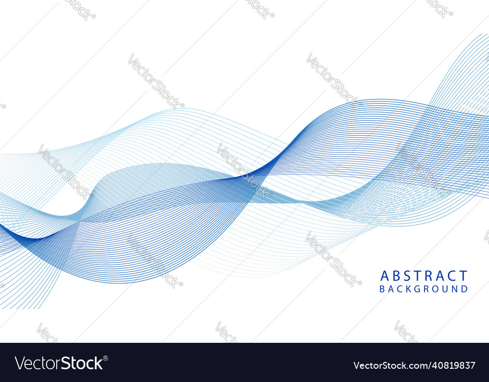 Blue Gradient Wave Background