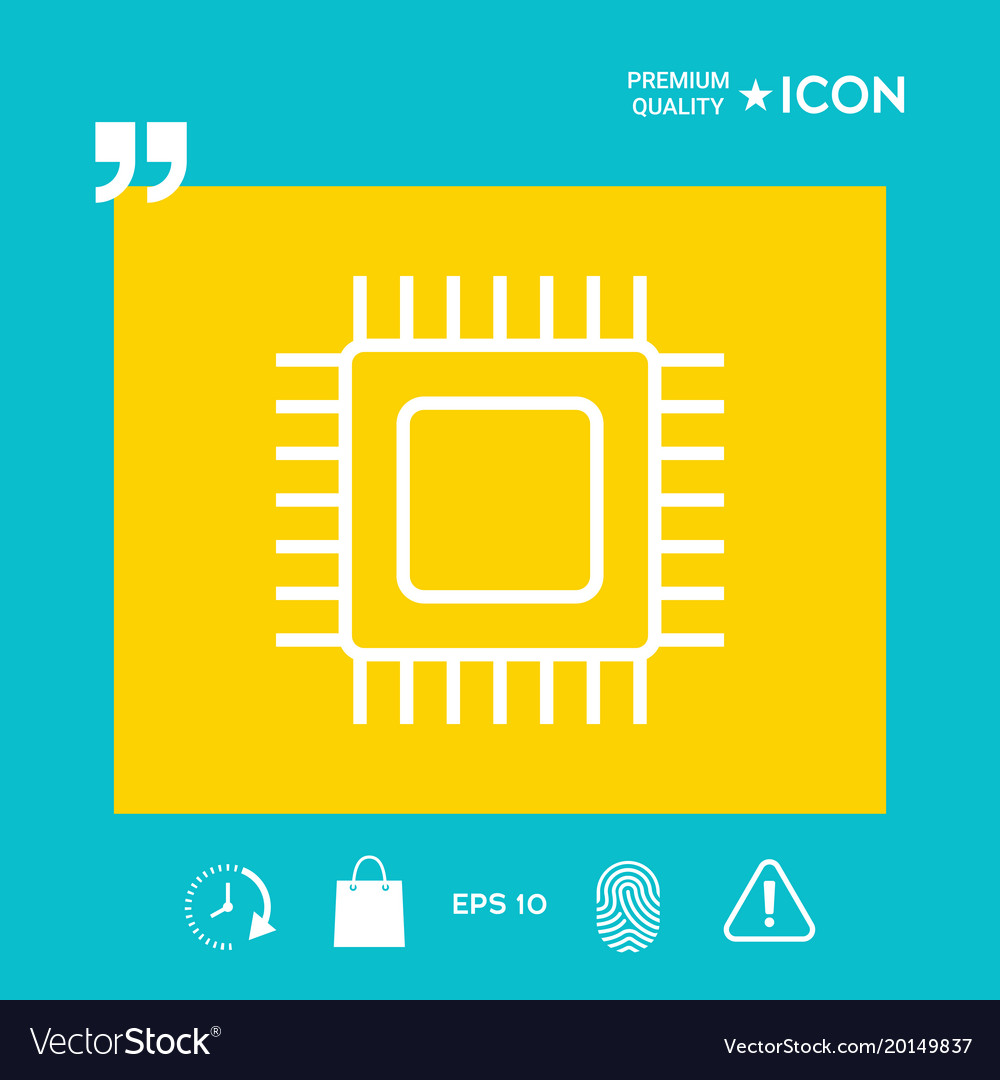 Cpu symbol icon