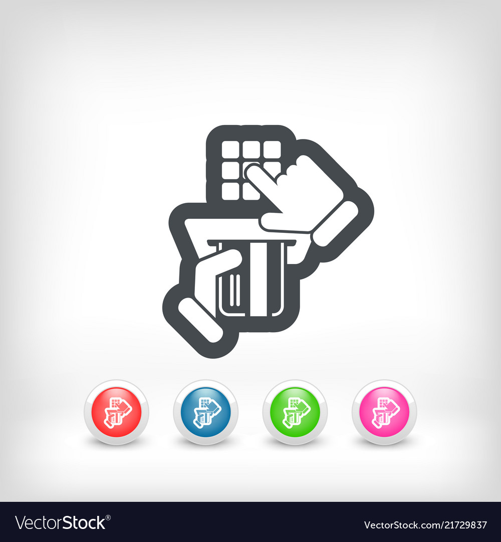 Enter secret code vector image Enter secret code
