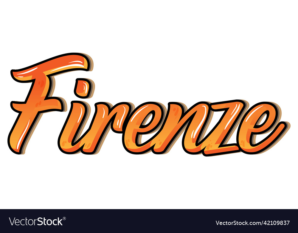 Schriftdesign für firenze