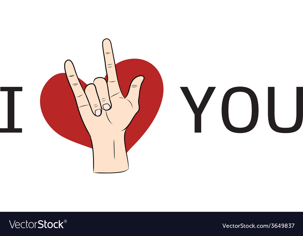 I Love You Hand Sign Clip Art