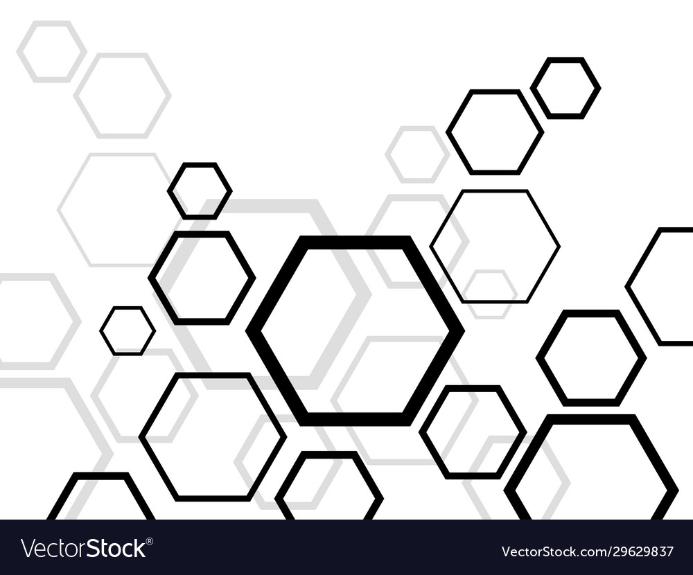 Molecular Hexagon Background