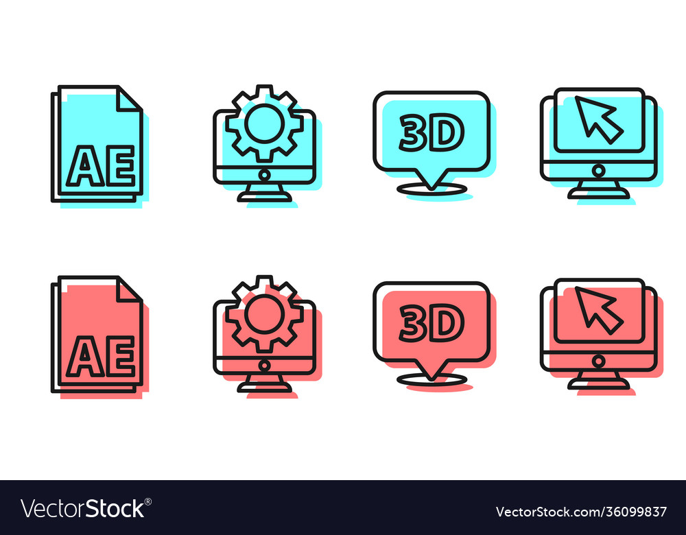 Zeilensprache Blase mit Text 3d ae Datei einstellen vector image Zeilensprache Blase mit Text 3d ae Datei einstellen