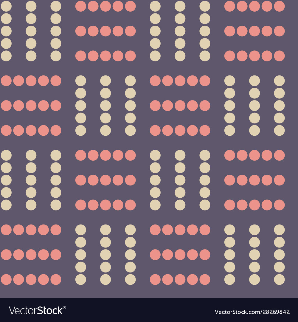 Abstract seamless small circles pattern groups vector image Abstract seamless small circles pattern groups